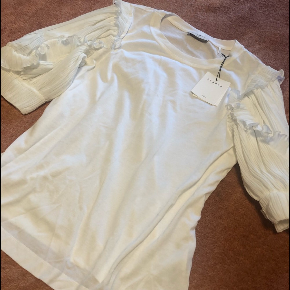 White Sandro Paris Top